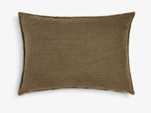 Large Lumbar Khaki Green Cushion