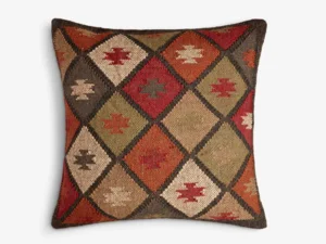 Large Square Diamond Multicoloured Cushion