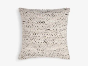 Large Square Grey Chevron Cushion