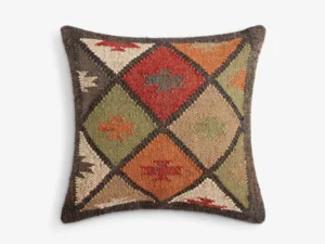 Small Square Diamond Multicoloured Cushion