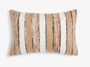 Small Striped Lumbar Cushion