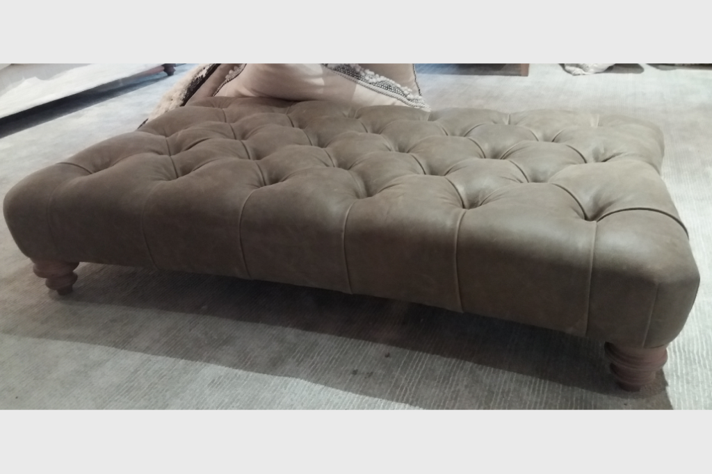 Tetrad Matisse Large Rect. Buttoned Stool